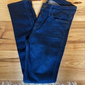 Vince Dark Wash High Rise Skinny Jeans